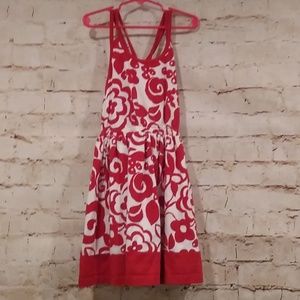 Gymboree Girls Red/White Floral Sundress Sz 7